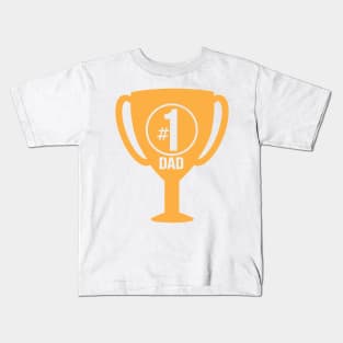 Number One Dad Trophy Kids T-Shirt